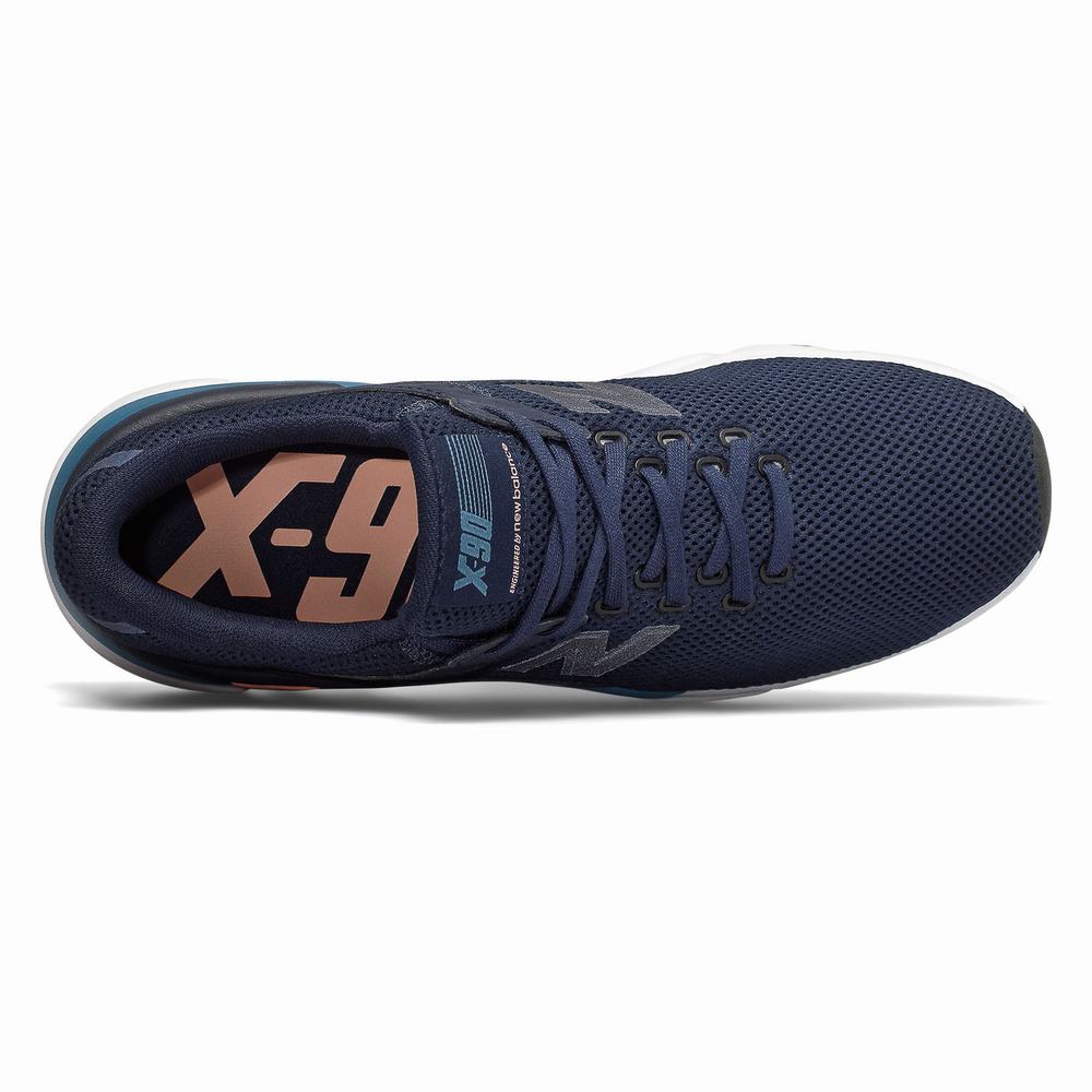 New balance x90 azul marinho sale